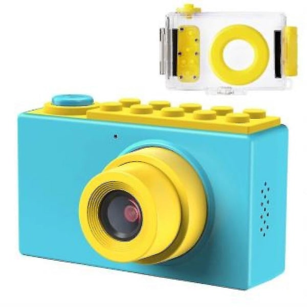 Vattentät digitalkamera för barn 1080p Hd 4x2-tums skärm Mini Small Slr Selfie-kamera för barn