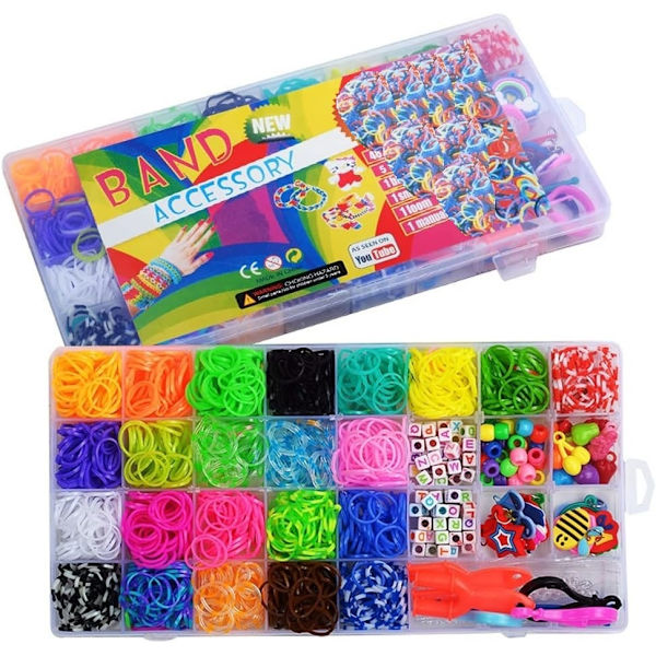 1500 dele. Loom Bands sæt (f2) 250