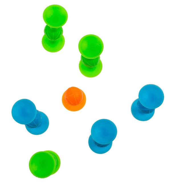 Tikka / nuolet imukupeilla - 9kpl (f2) multifärg multicolor