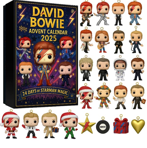 David Bowie Adventskalender, Akrylnyckelringar (F2)