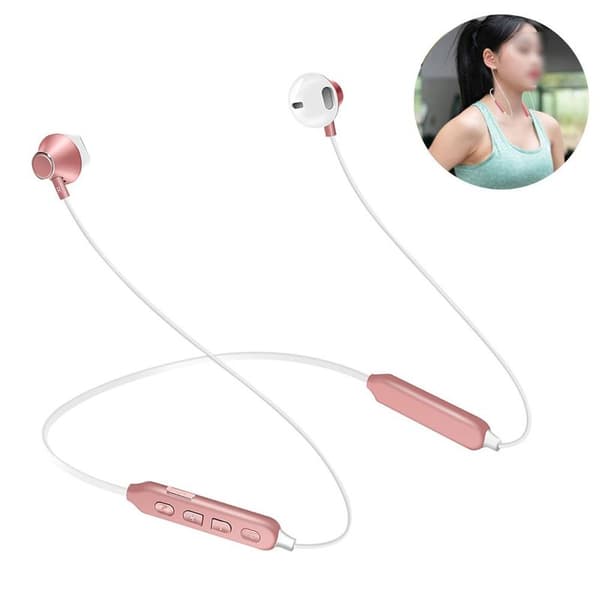 Bluetooth-hörlurar sport in-ear, Bluetooth 5.0 vit (f2)