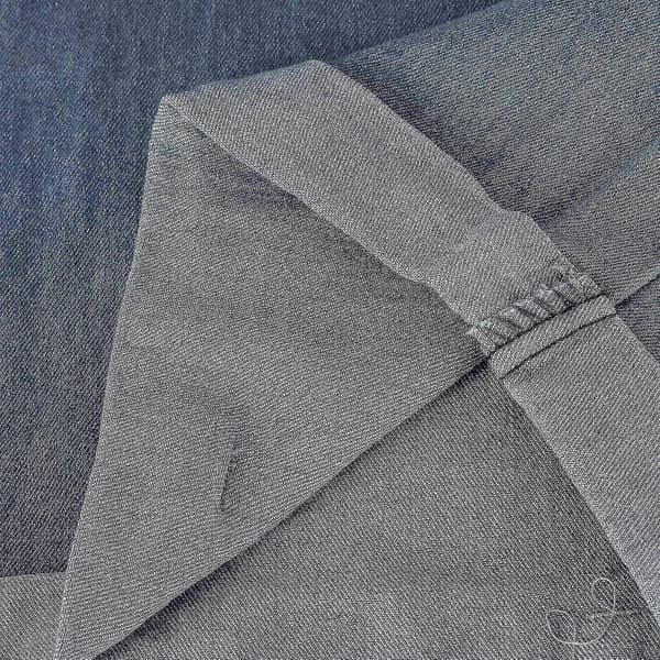 Ripped denimshorts for men, rett modell, snekkerbukse Blue S