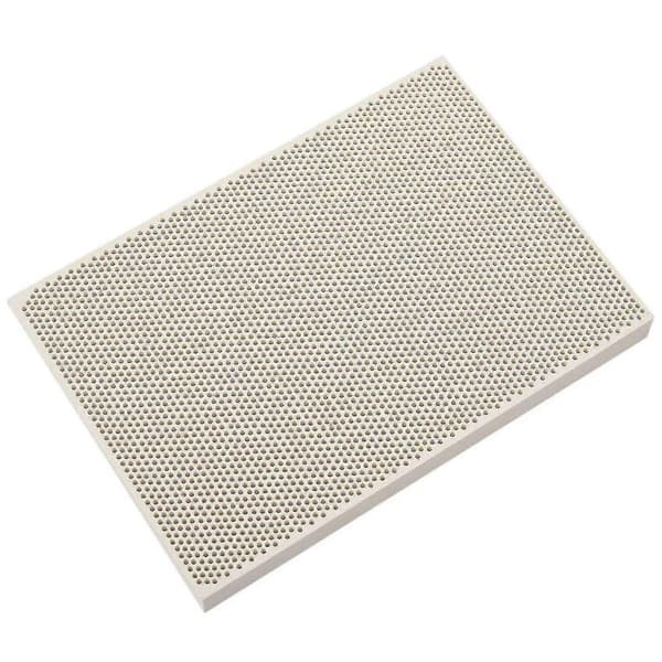 3x gasbrænder keramisk bikage svejset pladeopvarmning 135x95x13mm(f2)