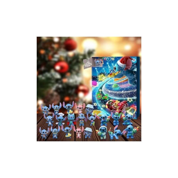 Stitch Julkalender 2025 (26x18cm): Perfekt 24-dagars Julkalender - Överraskningspresent för Tjejer, Killar och Barn