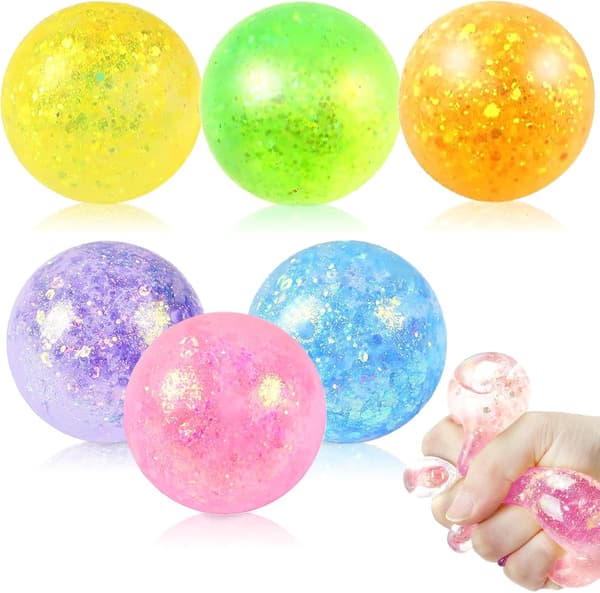Vattendroppe Stressboll – Sensorisk Klämleksak Ångestlindring Greppleksak 1st**Rosa - Kristallkatt Pink - Crystal Cat