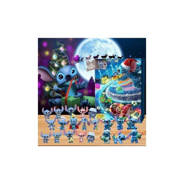 Stitch Julkalender 2025 (26x18cm): Perfekt 24-dagars Julkalender - Överraskningspresent för Tjejer, Killar och Barn