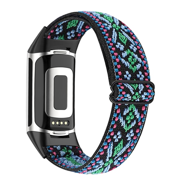 Kompatibel med Fitbit Charge 5-band for kvinner og menn - Justerbar - Grønn green