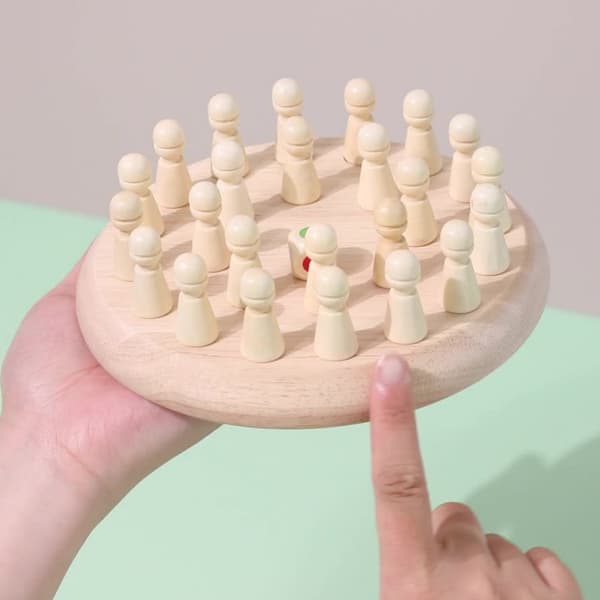 Memory Matching Stick Skakspil – Bærbart Pædagogisk Hjernetræningsbrætspil – Hjemmeudgave 1set