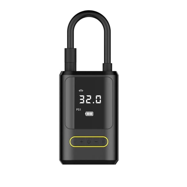 Mini Portabel Trådlös Billuftpump | Kompakt Däckpump | USB-uppladdningsbar för Bil & Cykel