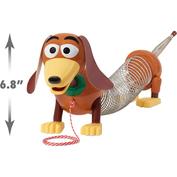 Disney Toy Story Slinky Dog Dragleksak, Gående Fjäderleksak för Pojkar och Flickor, Leksaker för Barn{F2}