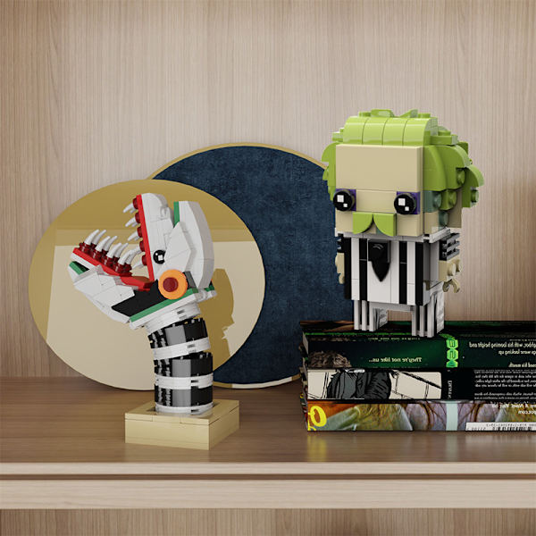 Beetlejuice Frammanad Orm Byggklossar – Spök Magiker Modell Byggset