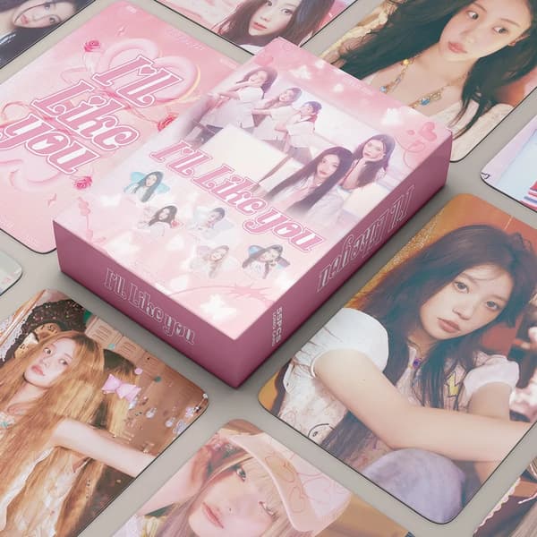 55 stk. Kpop Group Lomo-kort Yuna Minju Moka Wonhee Iroha samlekort GLLIT-2