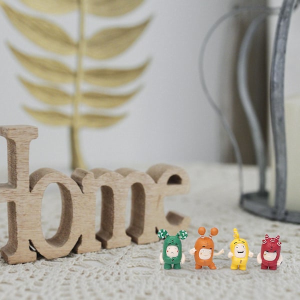 Nytt 7 st Oddbods Tecknad Spel Docka Actionfigur Gåva Barn Leksak Samling