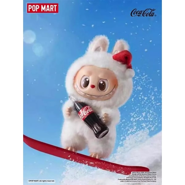 The Monsters Spennende Macaron Plyschdokker Figur Leker Blind BoxesAuthentic POPMART The Monsters Labubu Coca-Cola Plysj 1 Blind Box Figur leketøy!