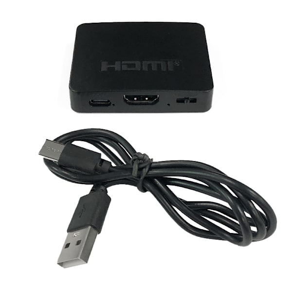 4K HDMI splitter 1 ind / 2 ud Sort (f2) Black 61