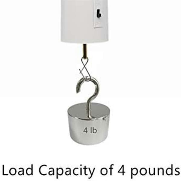 2 stycken hängande display mini roterande vindspelsmotor, mini DC-motor, 4,5x18,5 vit, batterifri}F2{ White