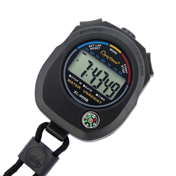 Digitalt stopur kronograf med armbånd{hw}