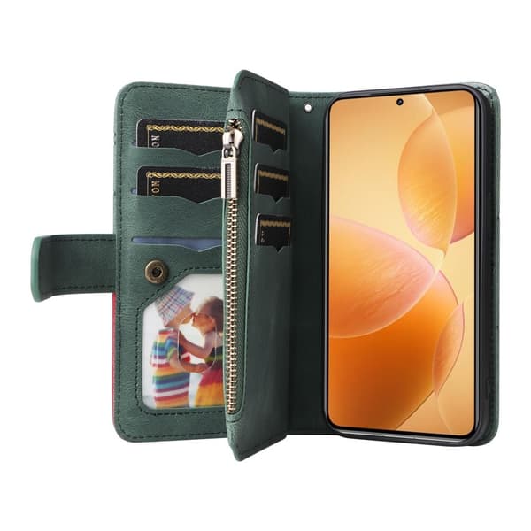 KT Lommebokdeksel for Xiaomi 14T Pro - Grønn{F2} Grön green
