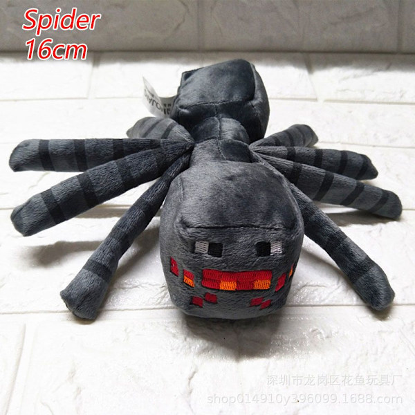 Minecraft Leker Plyssdukke EDDERKOPP-16CM EDDERKOPP-16CM Spider-16cm