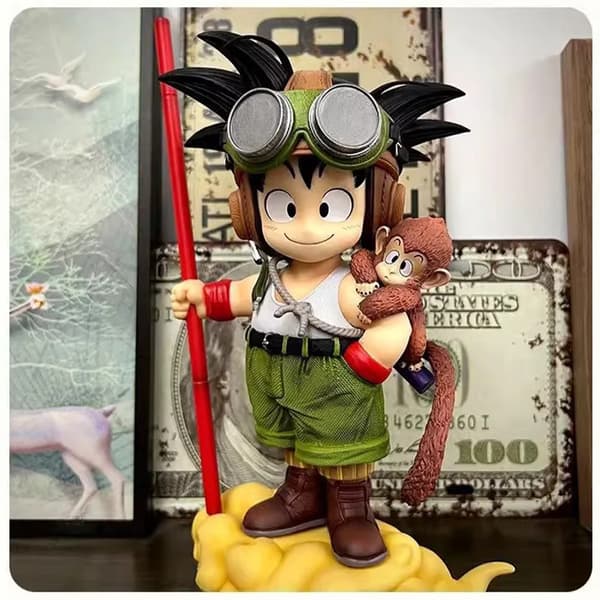 Dragon Ball Son Goku 16cm Action Figure PVC Statue Anime Samlemodell Leke Gave til Monkey Kid with box