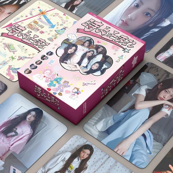 55 stk. Kpop Group Lomo-kort Yuna Minju Moka Wonhee Iroha samlekort GLLIT-2