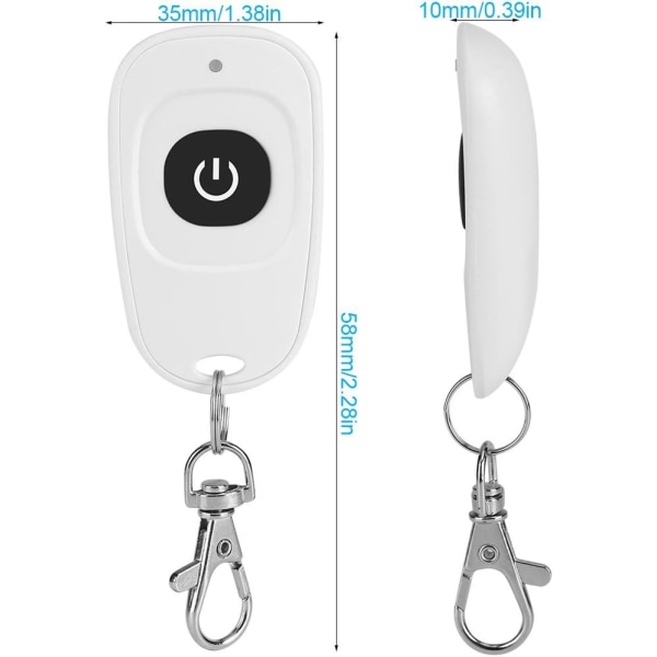 Universaali avaimen kaukosäädin 433 MHz langaton 1 ~ 4 kanavan rf-ohjain automaattiseen autotallin rullaoviin (1 painike)