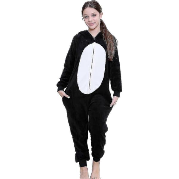 Supermyk fleece-pingvindress for barn, unisex - God Penguin 2-3 Years