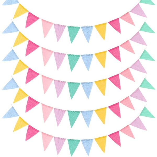 60 lippuviirin monivärinen lippuviirinauha kangasnauha uudelleenkäytettävä lippuviiri on ehdoton{f2}
