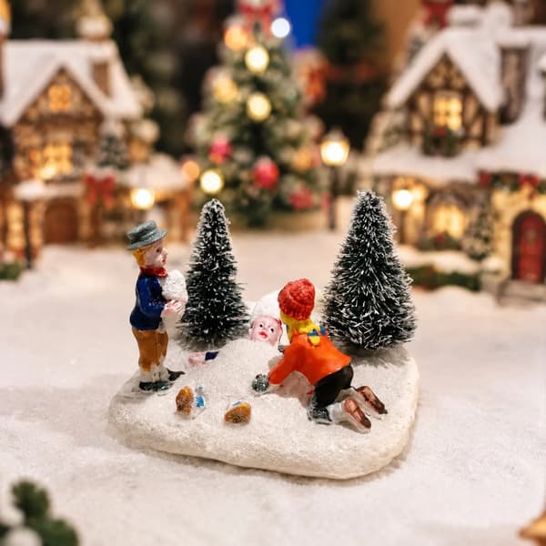 Julelandsbytilbehør Figurer for barn som leker Scenedekorasjon Hjem Peis Julepynt Santa with Cup