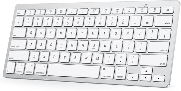 Bluetooth-tastatur for Mac, kompakt trådløst tastatur kompatibelt{f2}
