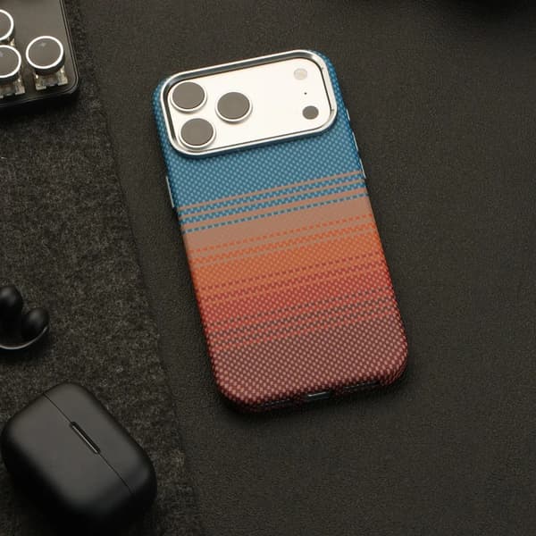 Kevlar kolfibertexturfodral för iPhone Air 18 17 16 15 14 13 Pro Max för Magsafe hård PC anti-rep matt skyddsfodral A4 iPhone 13 Pro