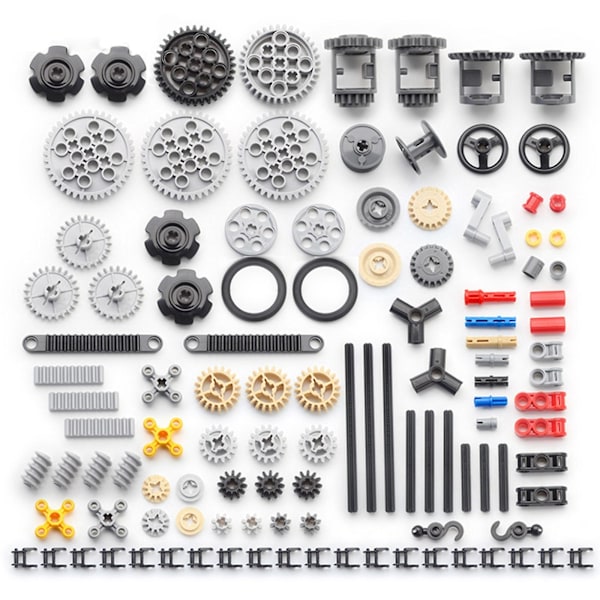 116 stk. tekniske gear akselstiftforbindelser - hjulforbindelser tandstang gear klodser FK FK{F2]