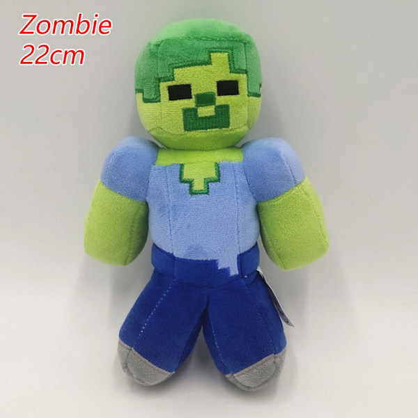 Minecraft Leker Plyssdokke ZOMBIE-22CM ZOMBIE-22CM Zombie-22cm