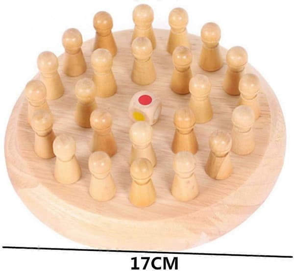 Oulensy Barnkalas Trä Memory Match Stick Schackspel Kul Block B