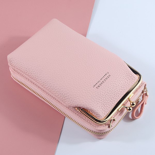 Mobiltaske Pung Kortholder Taske med skulderrem - spot sales black
