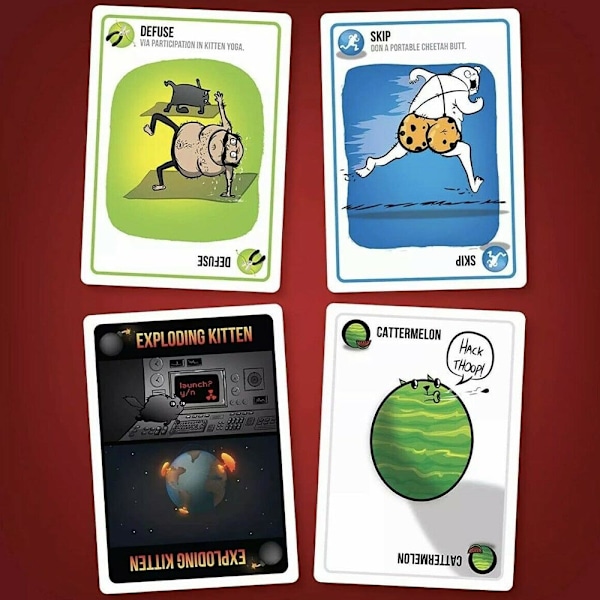 Exploding Kittens Alkuperäinen Versio Moninpelikorttipeli