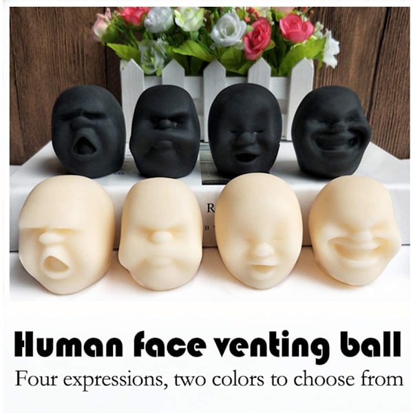 Funny Face Emotion Ball Fragrance Fidget Toys Stress Relief Squeeze Ball Stress Toys