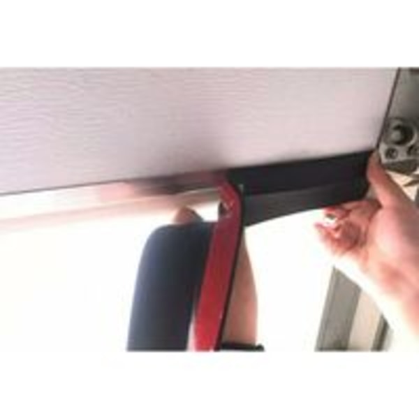 Universell DIY garageports nedre tröskel gummilist tätningslist väderlist ersättning översvämningsskydd för garageportar isolering längd 2,5 m tjock