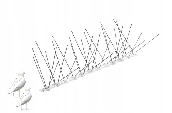 KADAX Duepigge Anti-Fugle Rustfrit Stål 26 cm Tætte Stærke 9 stk. 3M