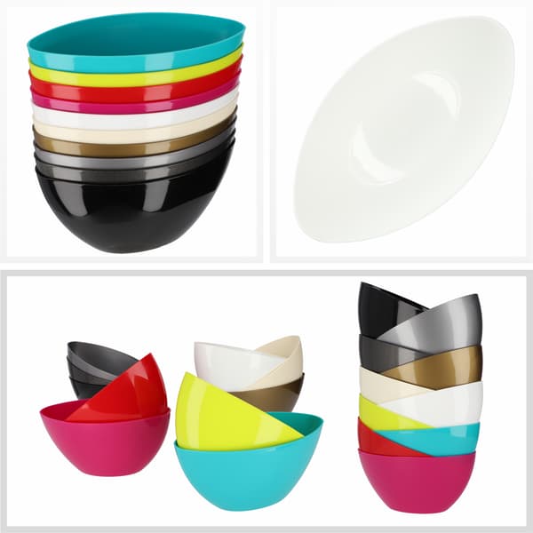 KADAX Urtepotte 21 cm Oval Urtepotte Plastik Hvid