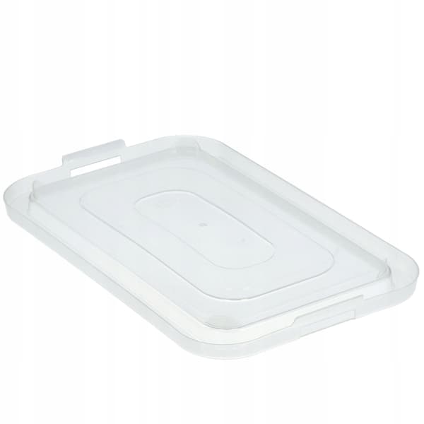 KADAX 4,5L plastbehållare med lock, transparent, låsbar, organizerbox