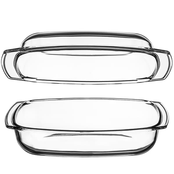 KADAX Rektangulär Ugnsform i Glas 4,1L Med Lock