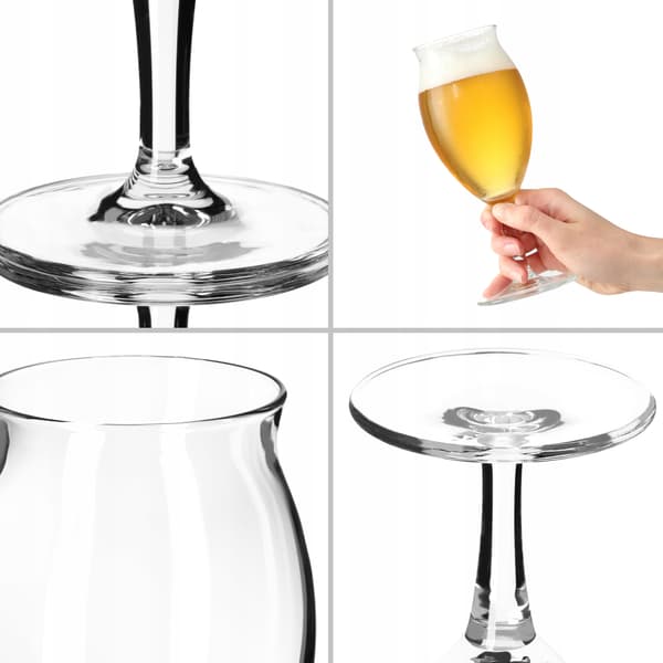 KADAX Ölmugg Ölglas Ölmuggar Glas Hög bägare 410 ml 4 st