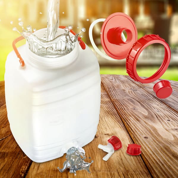 KADAX-dunk med hanetank til drikkevand og drikkevarer 10 liter - certifikat