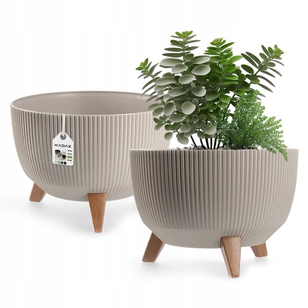 KADAX-kukkaruukku, jaloilla, suuri pyöreä kulho, 33 cm