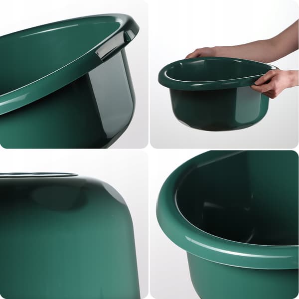 KADAX Tvättbalja 11L Rund Universalbalja i Plast