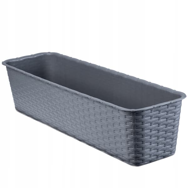 KADAX Balkonkasse 60 cm Urtepotte Urtepotte Balkon Grafit