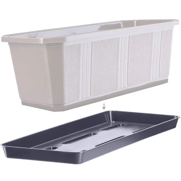 KADAX Urtepottestativ 40 cm Balkonkasse Plastbakke