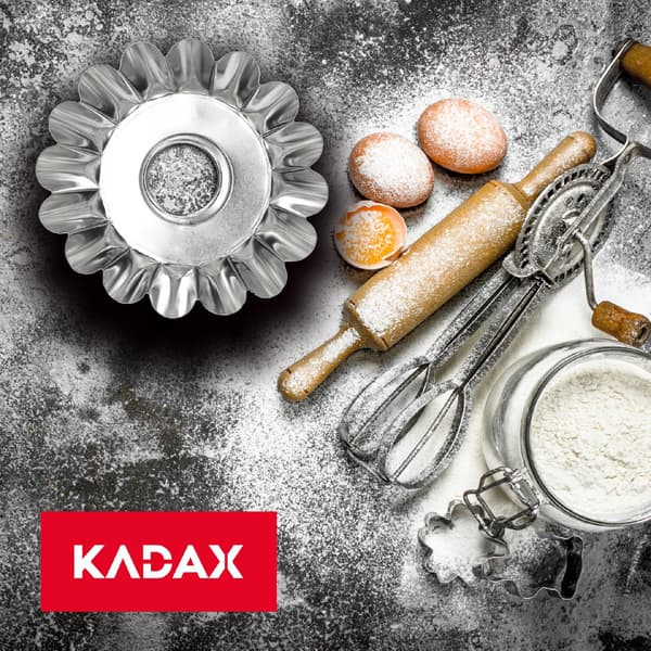 KADAX Kakform med skorstenshylsa, bakplåt, 25 cm