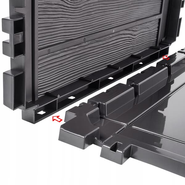 KADAX Haveboks Balkonboks 140L Opbevaringsboks til Have Balkon Terrasseboks